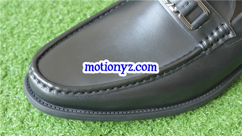 Men Brand Leather Shoes Black